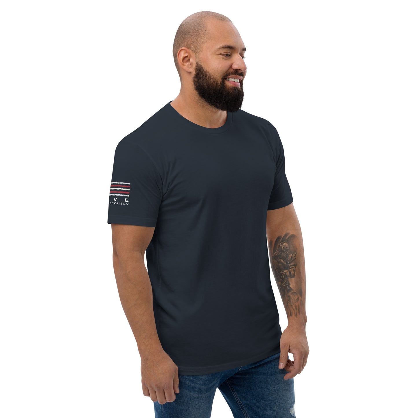 Short Sleeve T-shirt - Sleeve Print