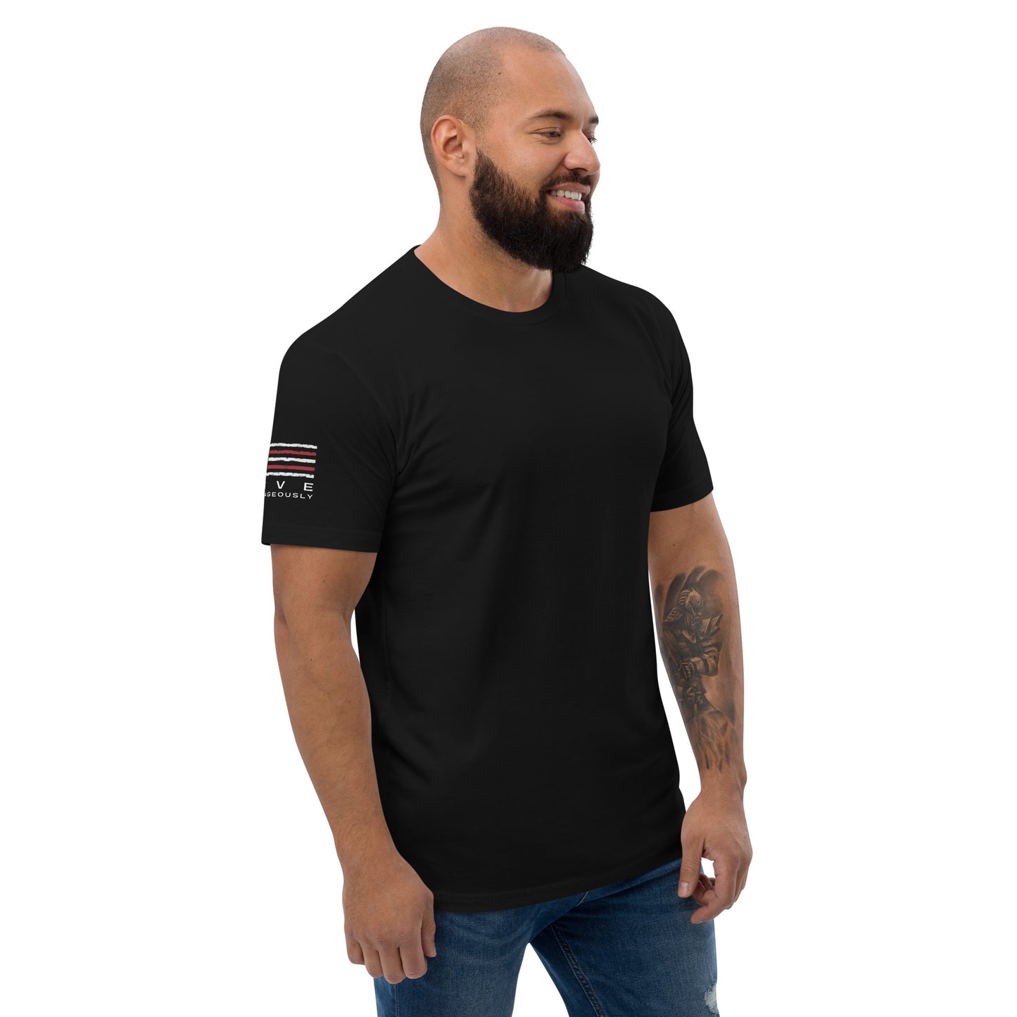 Short Sleeve T-shirt - Sleeve Print