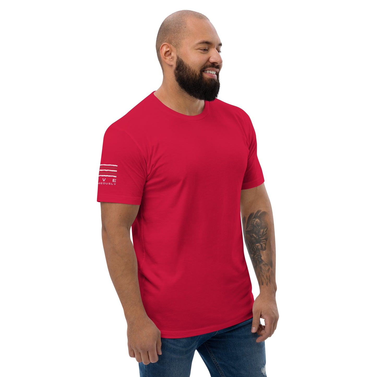 Short Sleeve T-shirt - Sleeve Print